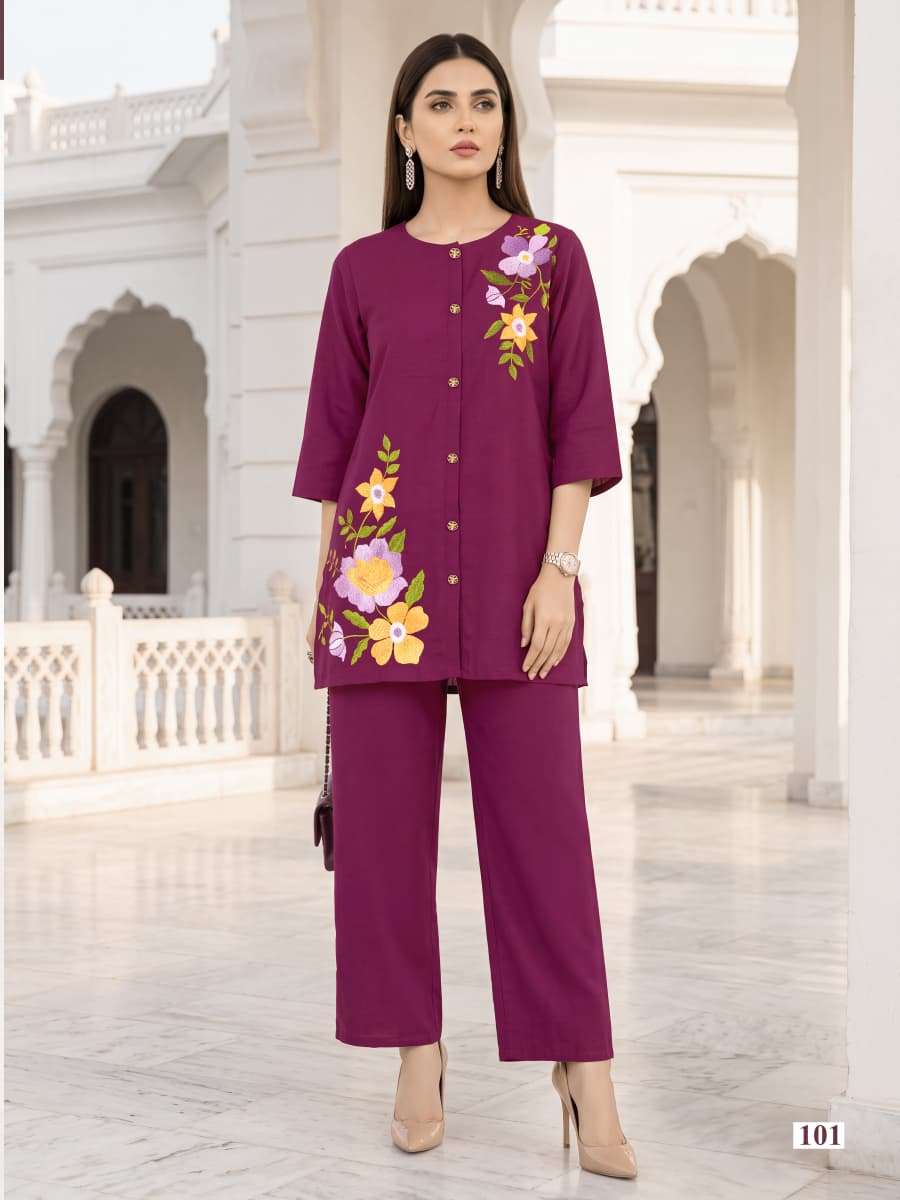 OSSM PIHU WESTERN PERFECT OFFICE WEAR CORD SET FOR WOMEN DEALER MARKET